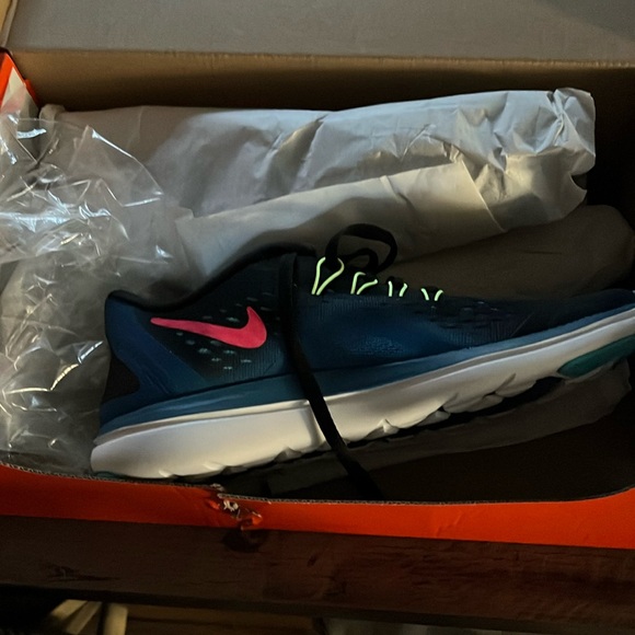 Nike Shoes - Brand new, never worn Women’s Nike Flex 2017 RN. Beautiful blue color.